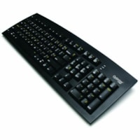 Matias Optimizer Keyboard - Cable Connectivity - USB Interface - English, French - QWERTY Layout - Rubber Dome Keyswitch - Black