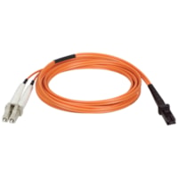 Tripp Lite Fiber Optic Duplex Patch Cable - MT-RJ Male - LC Male - 5m - Orange