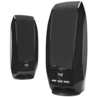 Système de haut-parleur S-150 2.0 - 1,2 W RMS - Noir Logitech - 90 Hz à 20 kHz - USB - 1 emballage