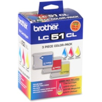 Brother LC513PKS Original Ink Cartridge - Inkjet - 400 Pages Cyan, 400 Pages Yellow, 400 Pages Magenta - Cyan, Yellow, Magenta - 1 Each