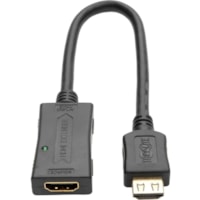 Câble audiovisuel B123-001 1 pi (0,30 m) HDMI Tripp Lite by Eaton - 1 pi (0,30 m) HDMI Câble audiovisuel pour Périphérique audio/vidéo, Téléviseur, Disque Optique, Moniteur - Noir