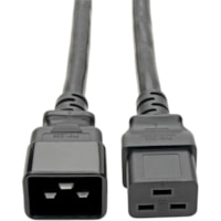 Tripp Lite 2ft Computer Power Cord Cable C19 to C20 Heavy Duty 20A 12AWG 2' - 250V AC0.61m