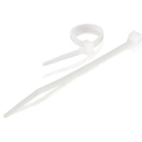 Attache de câbles - Blanc - 100 emballage emballage C2G - Collier pour câble - Blanc - 100 emballage - 7,5 po (190,50 mm) Longueur