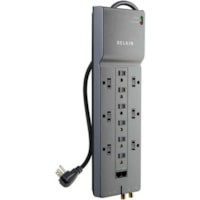 Belkin Home/Office 12-Outlets Surge Suppressor - Receptacles: 12 x NEMA 5-15R - 3960J