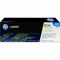 HP 824A (CB382A) Original Laser Toner Cartridge - Single Pack - Yellow - 1 Each - 21000 Pages