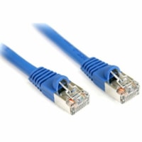 StarTech.com 3 ft Blue Shielded Snagless Cat5e Patch Cable - Category 5e - 3 ft - 1 x RJ-45 Male - 1 x RJ-45 Male - Blue