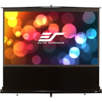 Elite Screens ezCinema F135NWV 135" Projection Screen - Front Projection - 4:3 - MaxWhite - 81" Height x 108" Width - 1.1 Gain - Floor Mount