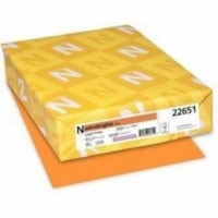 Papier couleur Jet d'encre, Laser - Orange cosmique Astrobrights - format format lettre - 8 1/2 po (215,90 mm) x 11 po (279,40 mm) - 24 lb (10886,22 g) Poids de Base - Lisse - Sans acide, Sans lignine, Heavyweight - Orange cosmique - 500 / Ramette