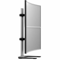 Atdec dual stack or single monitor desk mount with a freestanding base. VESA 75x75, 100x100. Suits flat and curved displays. - Freestanding dual stacked desk mount for monitors up to 49". Can be converted into a single display configuration to support larger screens. Supports flat or curved monitors