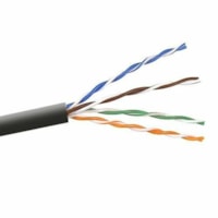 Belkin Cat.5e Horizontal UTP Bulk Cable (Bare wire) - 1000 ft Category 5e Network Cable - First End: Bare Wire - Second End: Bare Wire - Black