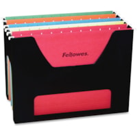 Fellowes Legal Size Desktopper - 5 x File - 9.8" (247.65 mm) Height x 15" (381 mm) Width x 5.5" (139.70 mm) Depth - Desktop - 100% Recycled - Black - 1 Each