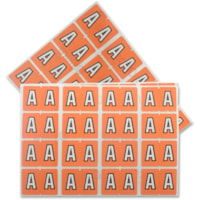 Pendaflex A-Z End End Tab Filing Labels - "Alphabet" - 1 1/4" (31.75 mm) Width x 15/16" (23.81 mm) Length - Rectangle - Pink - Self-adhesive - 240 / Pack