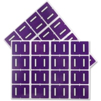 Pendaflex A-Z End End Tab Filing Labels - Alphabet - 1 1/4" (31.75 mm) Width x 15/16" (23.81 mm) Length - Rectangle - Purple - Self-adhesive - 240 / Pack