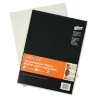 Hilroy Water Color Book - 15 Sheets - Watermark - Sewn - 90 lb (40823.31 g) Basis Weight - 9" (228.60 mm) x 12" (304.80 mm) Sheet Size - 1 Each