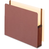 Pendaflex Letter Recycled File Pocket - 5 1/4" (133.35 mm) Expansion - Fiber - Brown - 10% Recycled - 1 Each