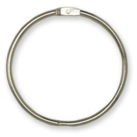 Acme United Loose Leaf Ring - 3" (76.20 mm) Diameter - Round - Nickel Plated - 10 / Box