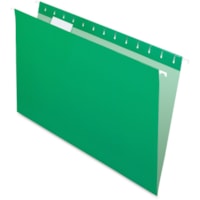 Dossier suspendu 1/5 Onglet coupé format légal Recyclé Pendaflex - 8 1/2 po (215,90 mm) x 14 po (355,60 mm) - Vert vif - 10% Recyclé - 25 / boîte