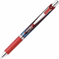 Stylo gel EnerGel RTX EnerGel - 0,5 mm (0,02 po) Fin Pointe Pointe de stylo - Rechargeable - Rétractable - Ink Rouge - A base de gel - Barrel Bleu - Acier inoxydable Pointe - 1 chaque