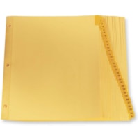 Oxford Laminated Tab Index Divider - Printed Tab(s) - Digit - 1-31 - 8.50" (215.90 mm) Divider Width x 11" (279.40 mm) Divider Length - Letter - Buff Plastic Tab(s)Recycled - Reinforced Edges, Reinforced Tab, Rip Proof - 31 / Set