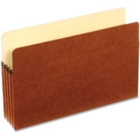 Pendaflex Legal Recycled File Pocket - 8 1/2" (215.90 mm) x 14" (355.60 mm) - 3 1/2" (88.90 mm) Expansion - Top Tab Location - Redrope - 10% Recycled - 1 Each