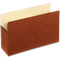 Pendaflex Legal Recycled File Pocket - 8 1/2" (215.90 mm) x 14" (355.60 mm) - Top Tab Location - Redrope - 10% Recycled - 1 Each