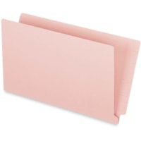 Pendaflex Legal Recycled End Tab File Folder - 3/4" (19.05 mm) Expansion - Pink - 10% Recycled - 50 / Box