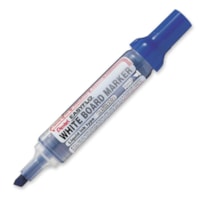 Pentel Easyflo Whiteboard Marker - Chisel Marker Point - Refillable - Blue Ink