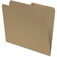 Pendaflex Letter Recycled Top Tab File Folder - 8 1/2" (215.90 mm) x 11" (279.40 mm) - Kraft - 60% Recycled - 100 / Box