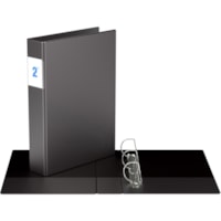 Davis Special Legal-size D-ring Binder - 2" (50.80 mm) Binder Capacity - Legal - 8 1/2" (215.90 mm) x 14" (355.60 mm) Sheet Size - 475 Sheet Capacity - Fastener(s): 3 x D-Ring - Vinyl - Black - Recycled - Spine Label - 1 Each