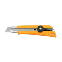 Olfa Heavy Duty Cutter - 3 Blade - Retractable, Heavy Duty Utility Blade - Yellow - 1 Each