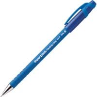 Paper Mate Flexgrip Ultra Recycled Pens - Fine Pen Point - Blue Ink - Blue Rubber Barrel - 1 Dozen