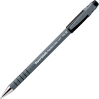 Paper Mate Flexgrip Ultra Recycled Pens - Fine Pen Point - Black Ink - Black Rubber Barrel - 1 Dozen