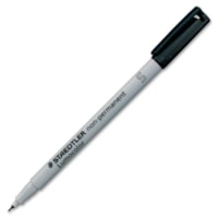 Lumocolor Fibre Tip Porous Point Pen - Ultra Fine Pen Point - Black Ink - Polypropylene Barrel - 1 Each