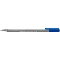 Staedtler Triplus Fineliner 334 - 0.3 mm (0.01") Super Fine Pen Point - Blue Ink - Water Based - Polypropylene Barrel - Metal Tip - 1 Each