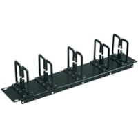 Organisateur de câbles SmartRack SRCABLERING2U - Noir Tripp Lite by Eaton - Organisateur de câbles - Noir - 2U Hauteur du rack x 19" Panel Width