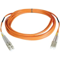 Tripp Lite by Eaton Fiber Optic Duplex Patch Cable - 405 ft (123.44 m) Fiber Optic Network Cable for Network Device - First End: 2 x LC Network - Male - Second End: 2 x LC Network - Male - Patch Cable - Orange