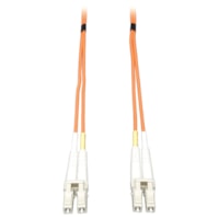 Tripp Lite by Eaton Fiber Optic Duplex Patch Cable - 114.8 ft (34.99 m) Fiber Optic Network Cable - First End: 2 x LC - Male - Second End: 2 x LC - Male - Patch Cable - 50/125 µm - Orange