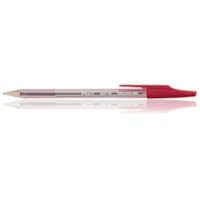 Pilot Better Ball Stick Ballpoint Pen - Red Ink - Crystal Barrel - 12 / Box