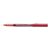 Stylo à bille roulante Hi-Tecpoint Pilot - Extra Fin Pointe de stylo - Ink Rouge - 1 Emballage