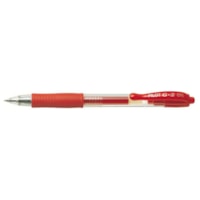 Pilot G2 Retractable Rollerball Pen - Red Ink - Red Barrel - 1 Dozen