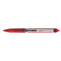 Pilot Hi-Tecpoint Retractable Rollerball Pen - Pen Point Size: 0.5mm - Ink Color: Red