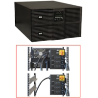 Tripp Lite by Eaton Onduleur On-Line à Double Conversion SmartOnline SU10000RT3UG - 6U Rack/Tour - 8 Heure Rechargeable - 4,30 Minute(s) Veille - 230 V AC Entrée - 208 V AC, 200 V AC, 220 V AC, 230 V AC, 240 V AC Sortie - 6 x IEC 60320 C19 - Onde sinusoïdale pure - Port série