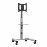 Chief PFC2000S Flat Panel Mobile Stand - Up to 65" (1651 mm) Screen Support - 200 lb (90718.47 g) Load Capacity - Flat Panel Display Type Supported - DepthFloor Stand - Silver