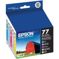 Epson Claria T077920-S High Capacity Ink Cartridge - Cyan, Magenta, Yellow, Light Cyan, Light Magenta - Inkjet - 1