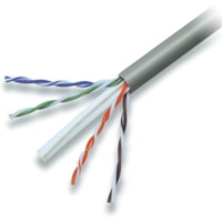 Belkin Cat.6 Bulk Cable - 500 ft Category 6 Network Cable - First End: Bare Wire - Second End: Bare Wire - White