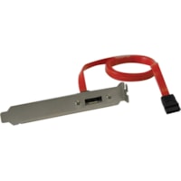 Tripp Lite SATA to eSATA Transition Cable - Male SATA - Female eSATA - 0.61m - Red