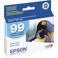 Epson Claria Original Ink Cartridge - Inkjet - Light Cyan - 1 Each