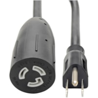 Tripp Lite 1ft Power Cord Extension Cable 5-15P to 5-15R Heavy Duty 15A 14AWG 1' - 120V AC - 15A - 0.3m