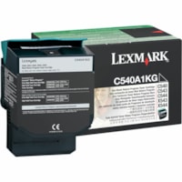 Lexmark C540A1KG Toner Cartridge - Laser - Standard Yield - 1000 Pages - Black - 1 Each