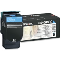 Lexmark Original Toner Cartridge - Laser - 2000 Pages - Cyan - 1 Each